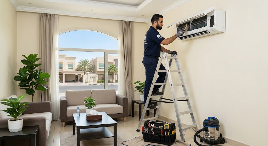فني تنظيف مكيفات الكويت